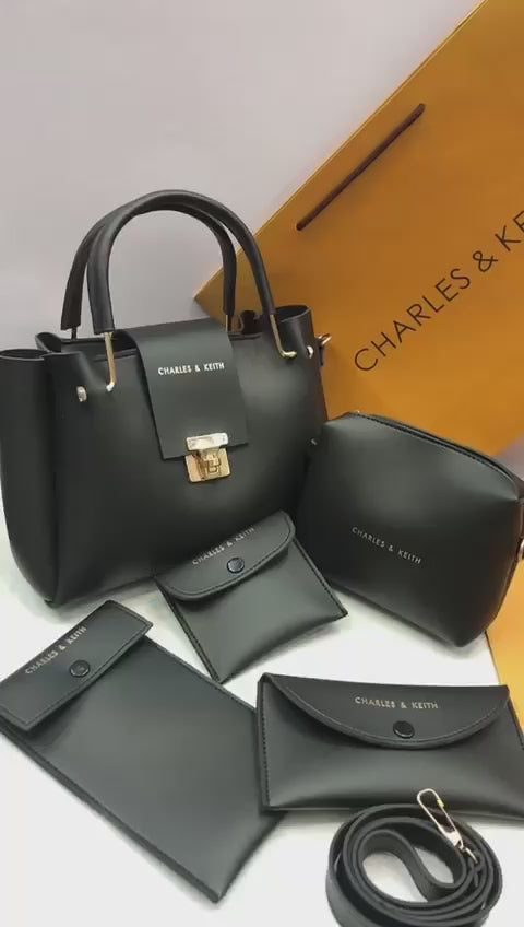 5 Pcs Shoulder Bag Set For Girls Charles & Keith Handbag